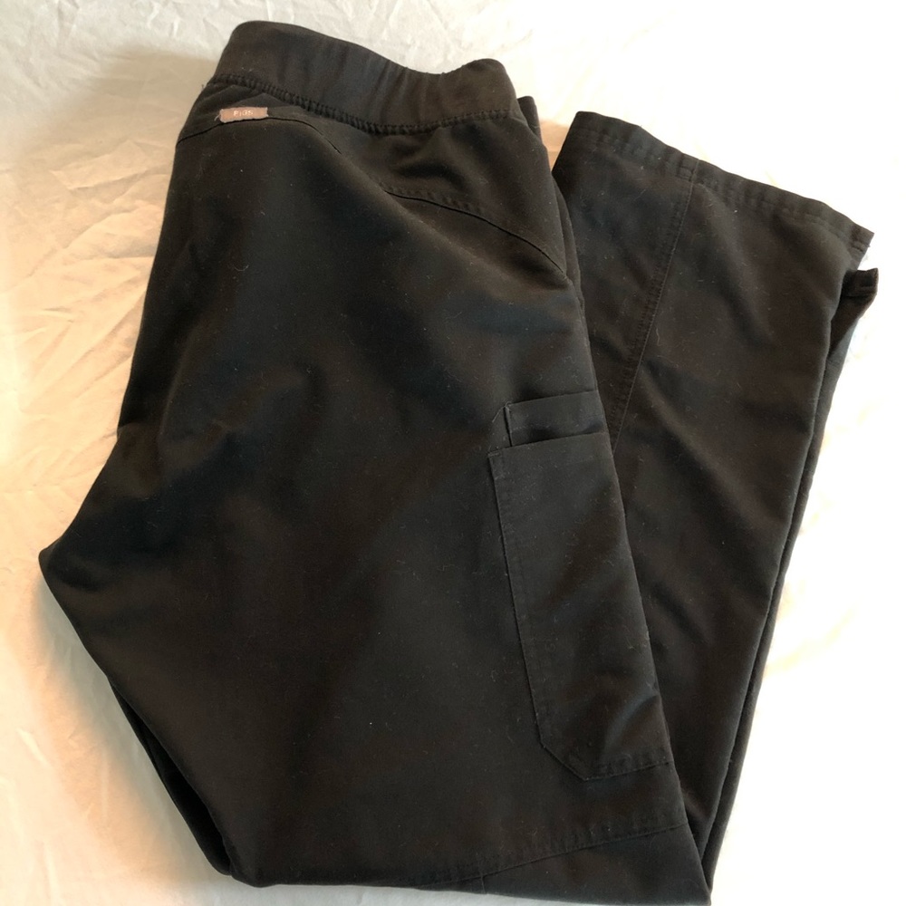 Figs XL Black Kade Cargo Scrub Pants
